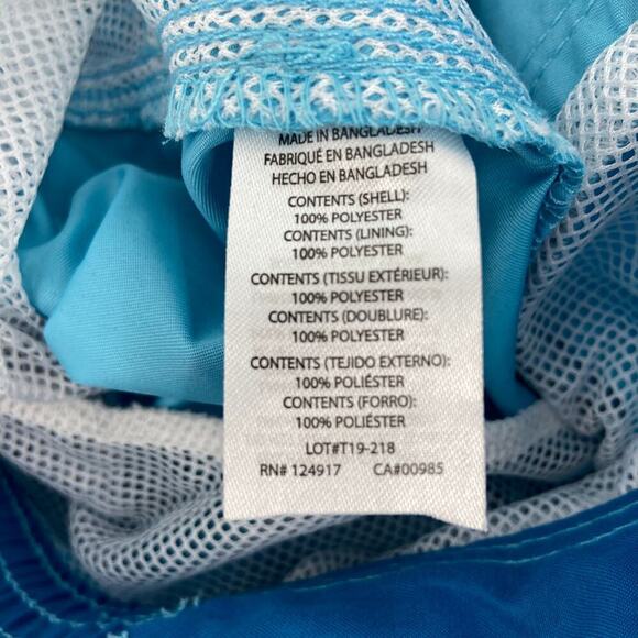 Trunks Contrast Swami Swim Shorts Men's Size L Varsity Blue Mesh Brief Lining - Picture 13 of 14